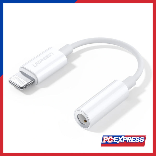 UGREEN US212/30759 MFI Lightning Male To 3.5MM Female Adapter - White