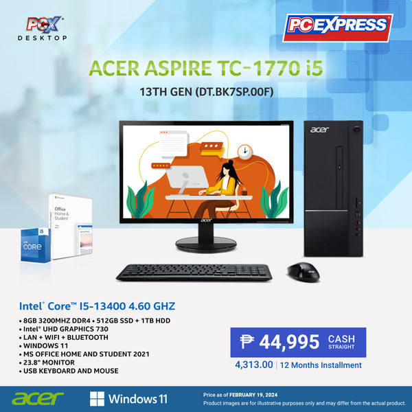 Acer Aspire TC-1770 (DT.BK7SP.00F) Intel® Core™ i5 Desktop Package