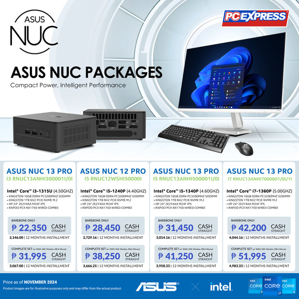 ASUS NUC 12 Pro (RNUC12WSHI50000I) Intel® Core™ i5 Mini Desktop