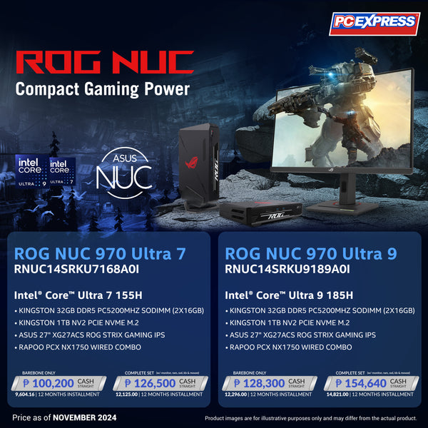 ASUS ROG NUC 970 (RNUC14SRKU9189AOI) Intel® Core™ Ultra 9 Mini Desktop