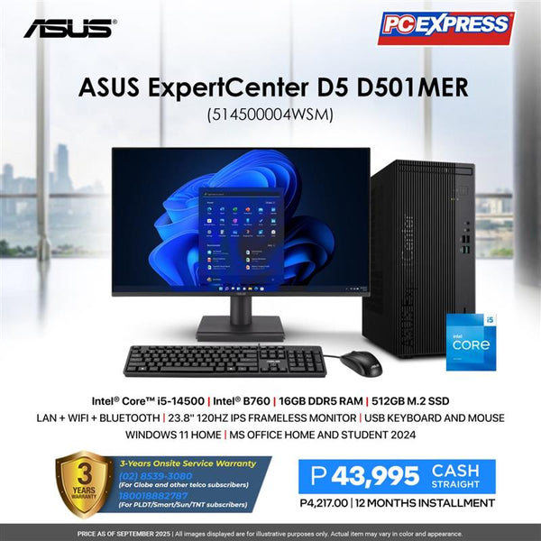 ASUS ExpertCenter D5 D501MER (514500004WSM) Desktop