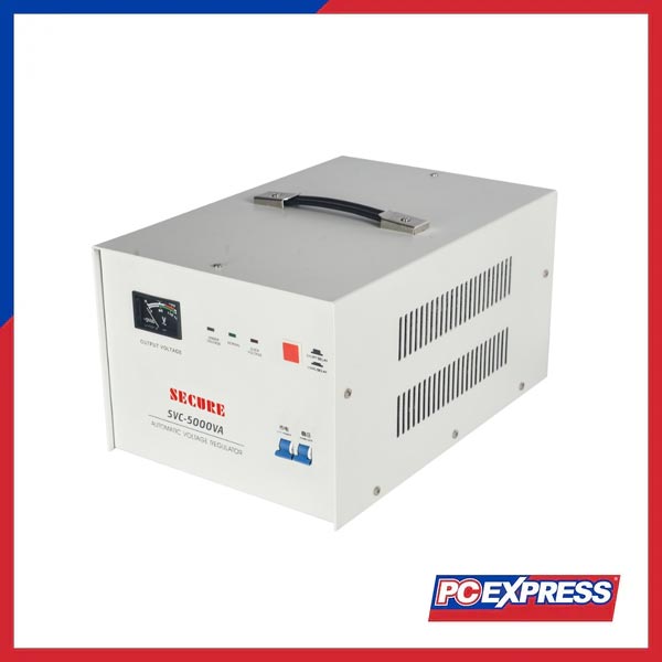Secure Avr Use SECURE 5000W AVR WITH METER (SVC-5000VA) – PC Express