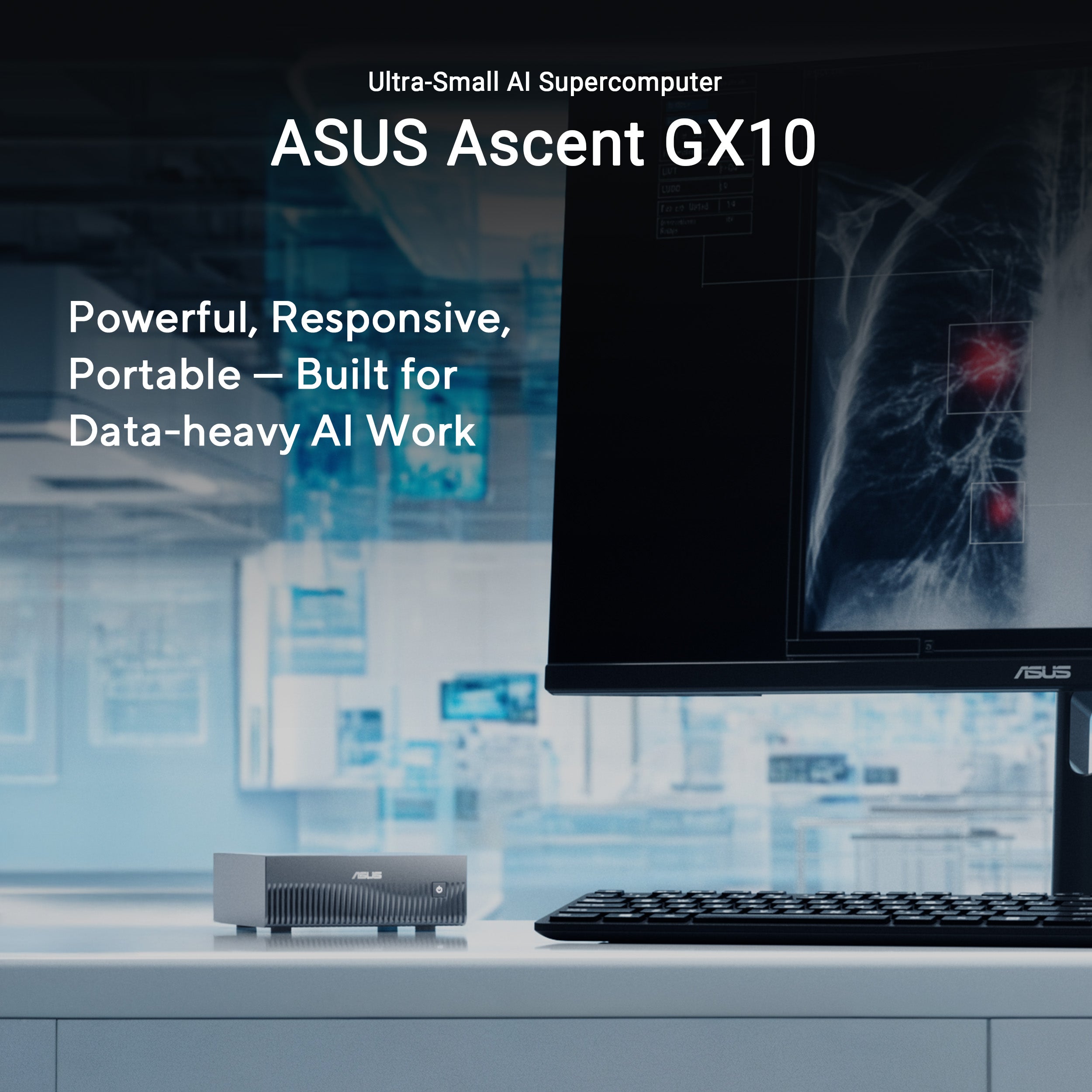 ASUS Ascent GX10 (1TB) Compact Desktop AI Supercomputer – PC Express