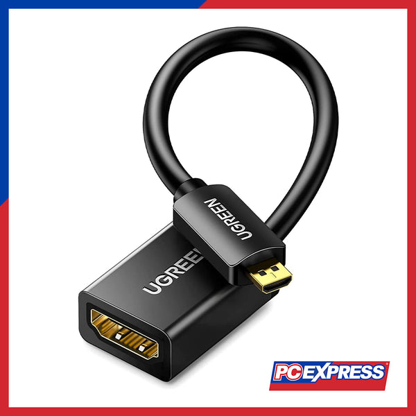 UGREEN 20134/20134 Micro HDMI(M) TO HDMI(F) Adapter Cable - Black