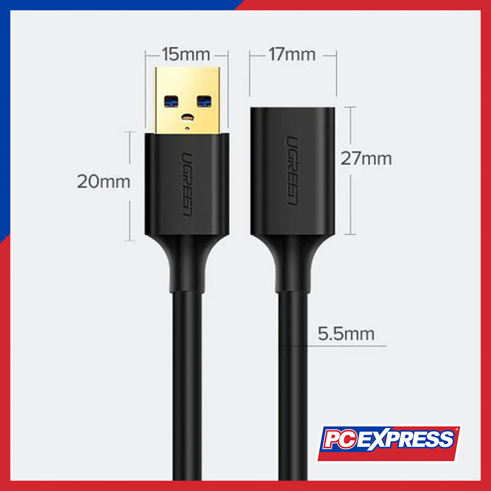 UGREEN USB 3.0 A Male To Female Extension Cable (US129/30125) 0.5m - B ...