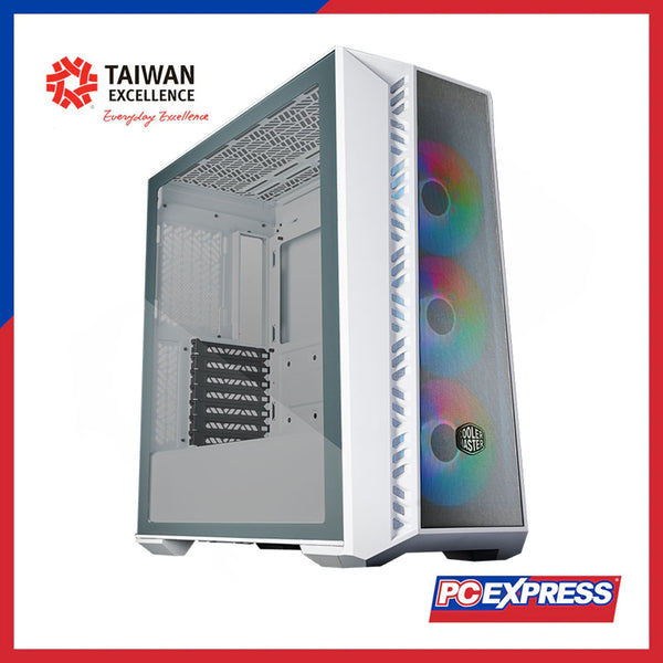COOLER MASTER MASTERBOX MB520 Mesh White (MB520-WGNN-S00) Tempered Glass Mid Tower ATX Chassis