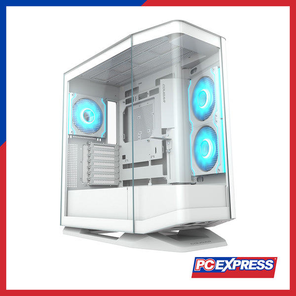 COUGAR FV270 RGB MID Curved Tempered Glass - White