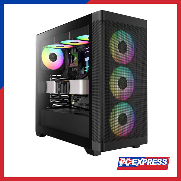 GAMDIAS Athena M3 with Fans MID Tower Case - Mesh Black