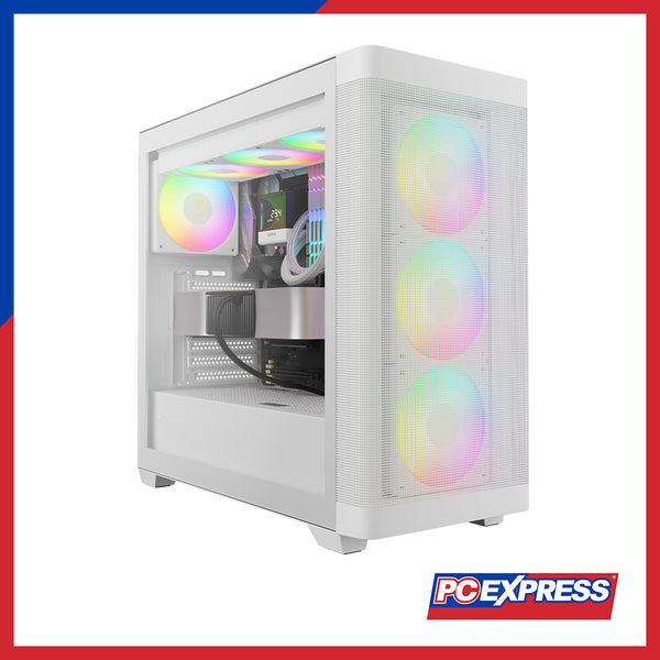 GAMDIAS Athena M3 with Fans MID Tower Case - Mesh White