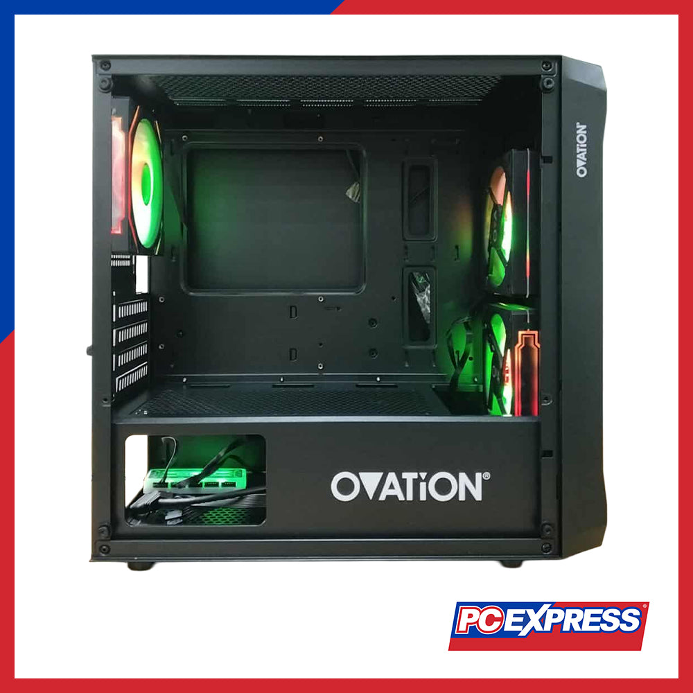 Hypergate Computer OVATION Hypergate Mesh 3.1 RGB Micro-ATX Gaming PC Case - Black – PC ...