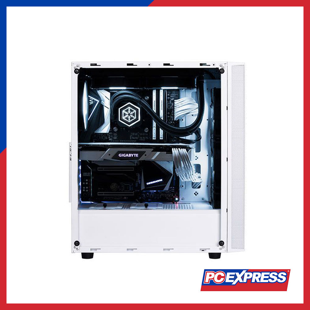 SILVERSTONE FARA R1 Mid Tower ATX Chassis Tempered Glass (White) - PC Express