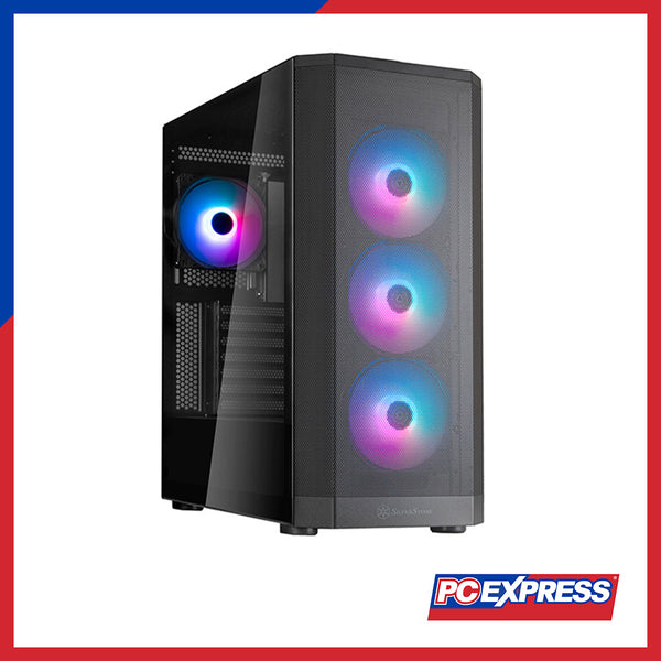 SILVERSTONE Fara 514X Tempered Glass ARGB PC Case - Black