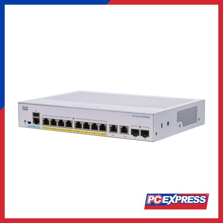 CISCO Business CBS250 (CBS250-8T-D-EU) 8-Port GE Smart Switch – PC Express