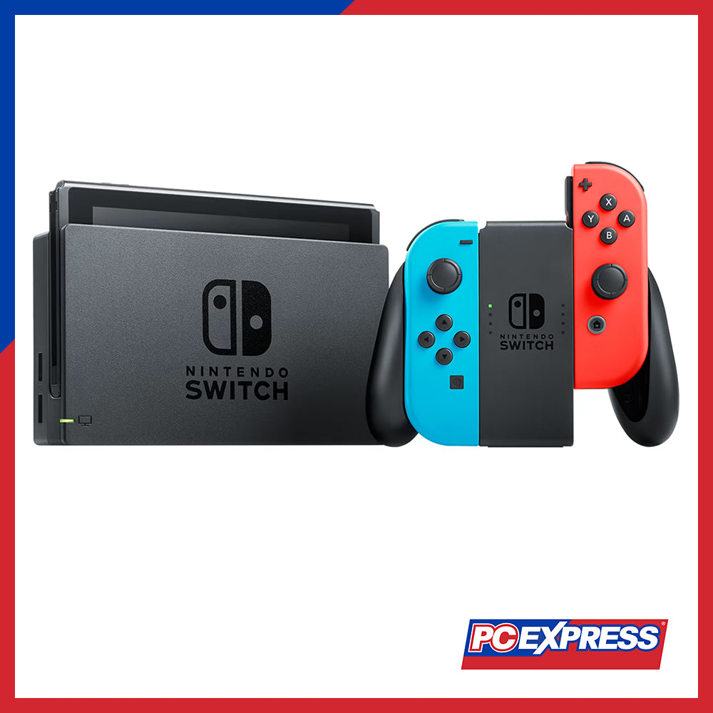 NINTENDO Switch™ V2 Neon Blue/RED+Pikmin – PC Express