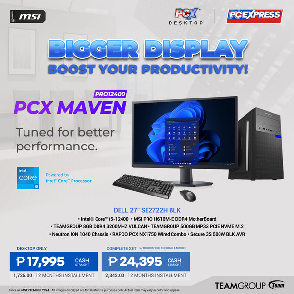 PCX LFH MAVEN (PRO 12400) Intel Core i5 Desktop