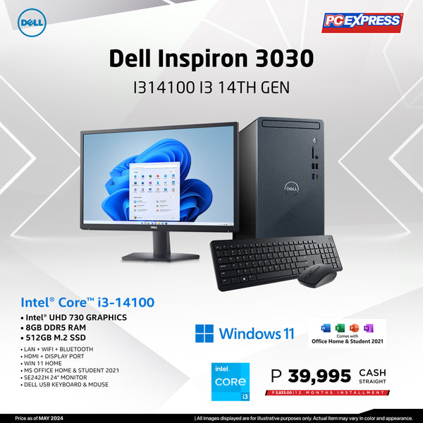 DELL Inspiron 3030 i314100 Intel® Core™ i3 Desktop Package