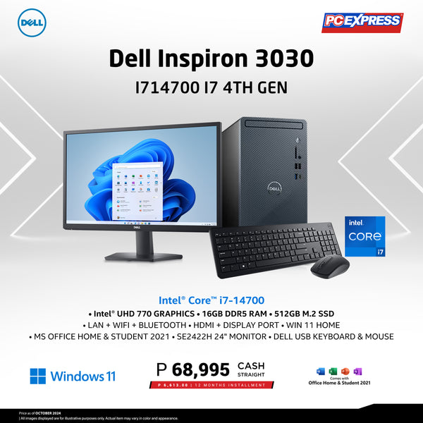 DELL INSPIRON 3030-I714700 Intel® Core™ i7 14th Gen. Desktop