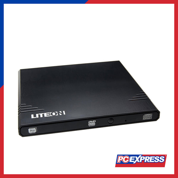 LITEON External Ultra SLENDER/LIGHT DVDRW (EBAU-108) (Black) - PC Express