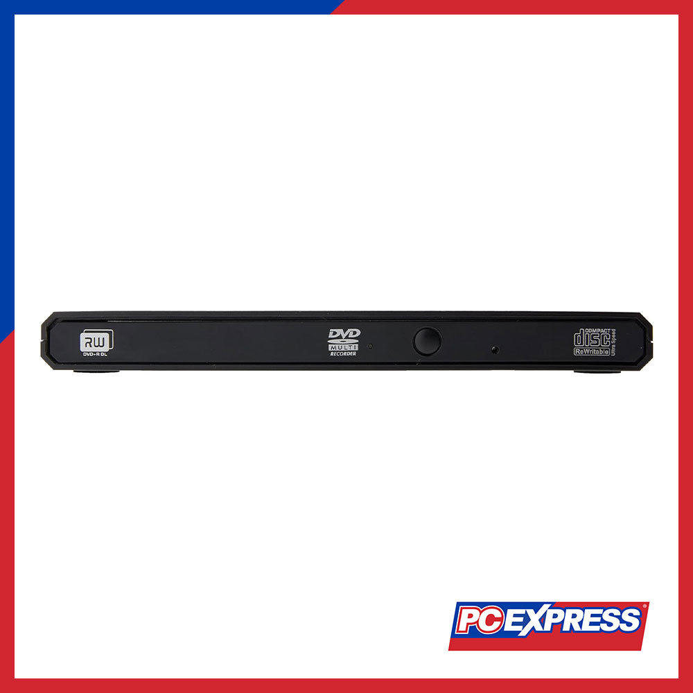 LITEON External Ultra SLENDER/LIGHT DVDRW (EBAU-108) (Black) - PC Express