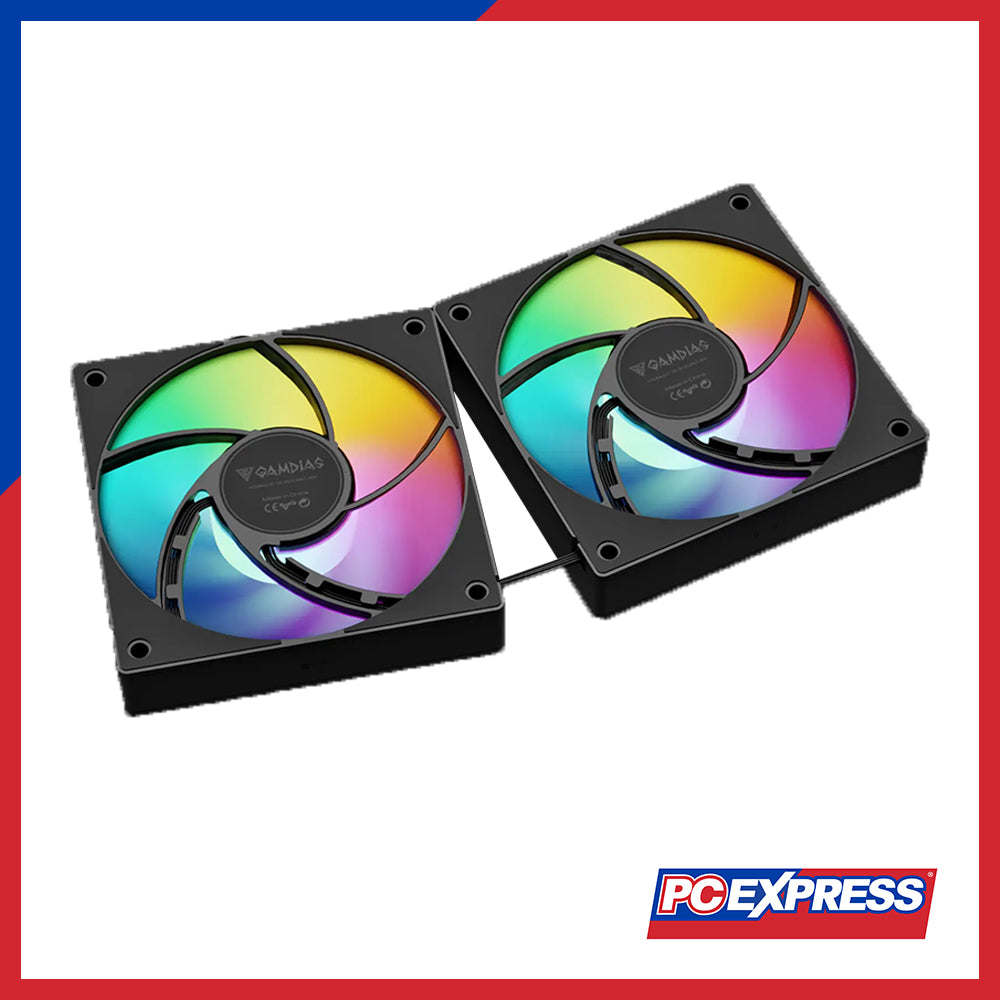 GAMDIAS Aura GL240 V2 Performance RGB Liquid Cooler Fan - Black – PC ...