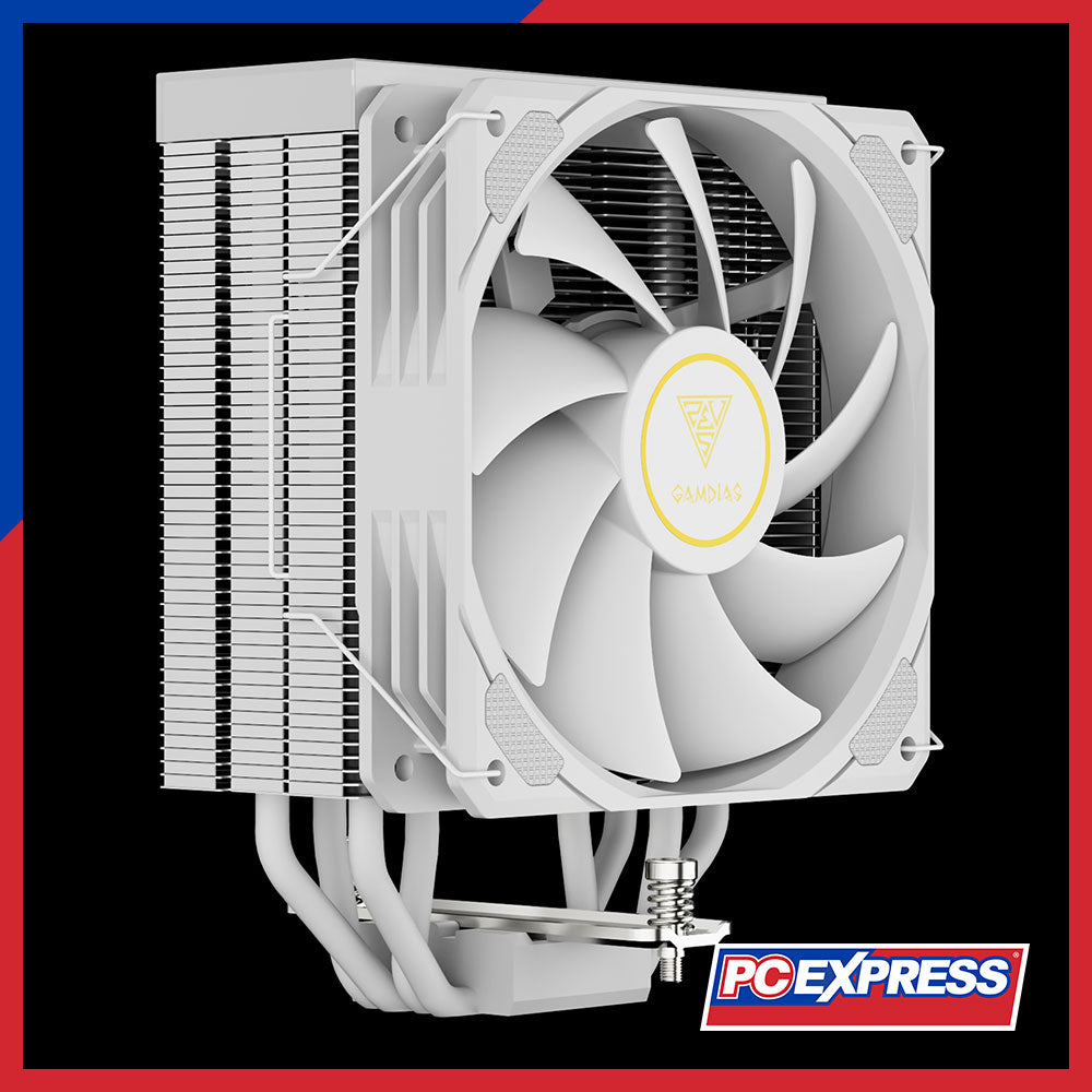 GAMDIAS BOREAS E2-41D CPU Air Cooler Fan (White) – PC Express