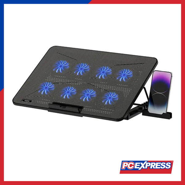 RAPOO CF300 High-Efficiency Laptop Cooling Pad – Black