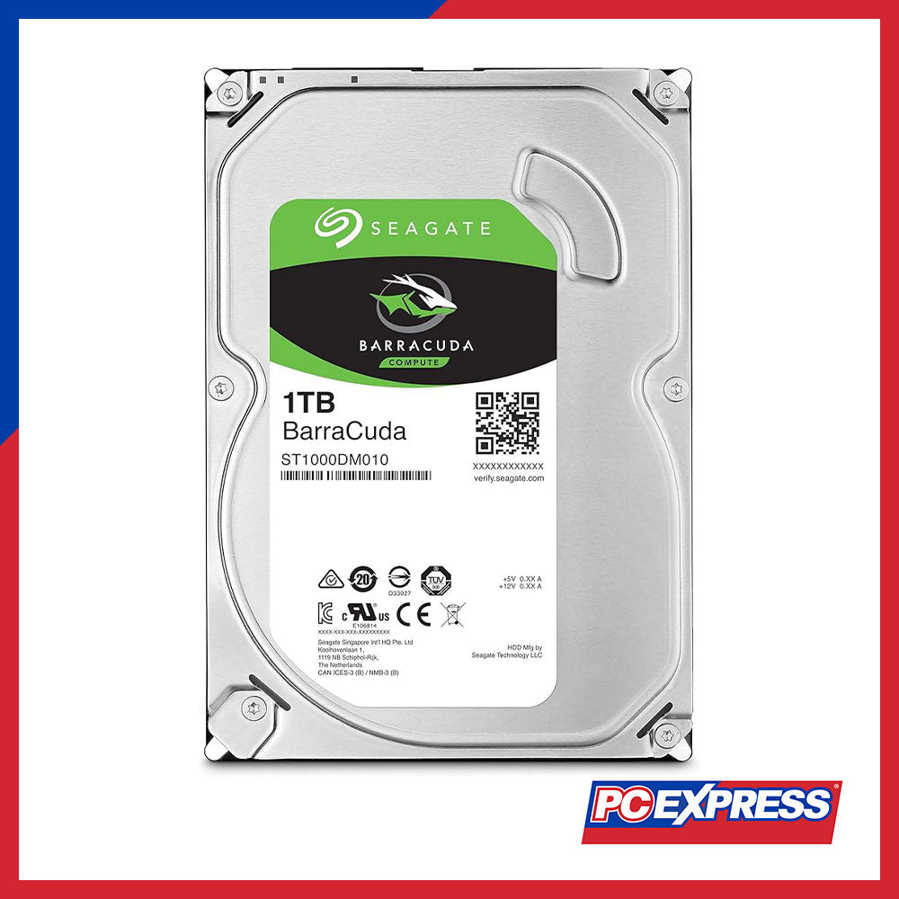 SEAGATE BarraCuda 1TB 3.5" Hard Drive (ST1000DM010) - PC Express