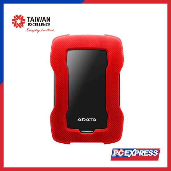 ADATA 1TB HD330 External Hard Drive (Red) - PC Express