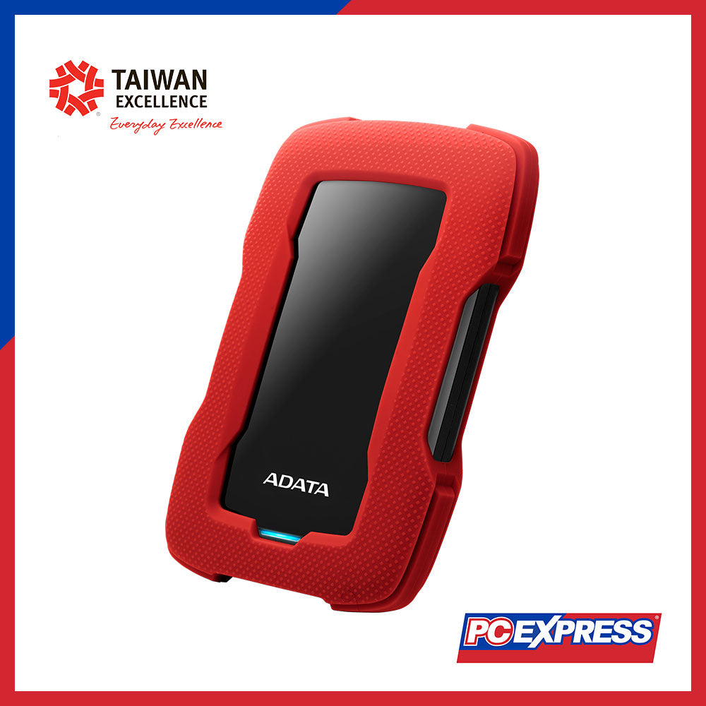 ADATA 1TB HD330 External Hard Drive (Red) - PC Express