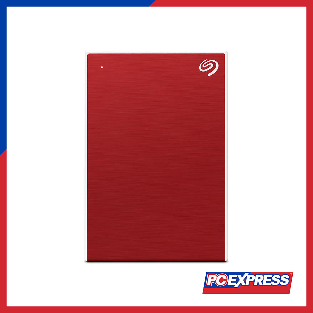 SEAGATE 4TB ONE TOUCH SLIM RED (STKZ4000403) - PC Express