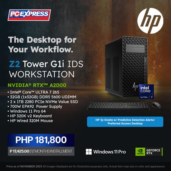 HP Z2 Tower G1i IDS Workstation - Desktop