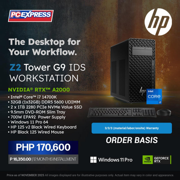 HP Z2 Tower G9 IDS Workstation - Desktop