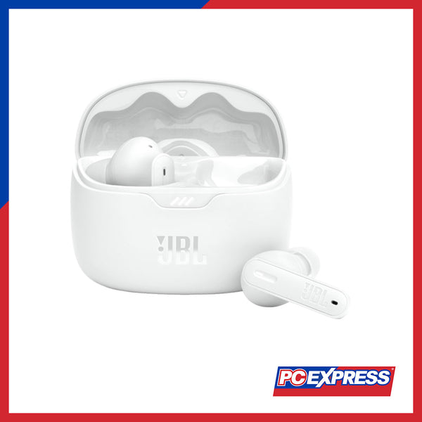 JBL Tune Beam True Wireless Noise Cancelling Earbuds (White)