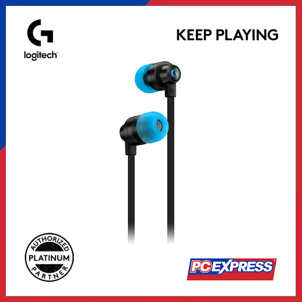 LOGITECH G333 Gaming Earphones with Mic and Dual Drivers (Black) - PC Express