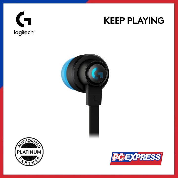 LOGITECH G333 Gaming Earphones with Mic and Dual Drivers (Black) - PC Express