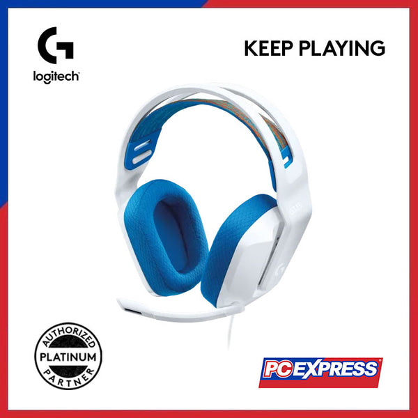 LOGITECH G335 Wired Gaming Headset (White) - PC Express