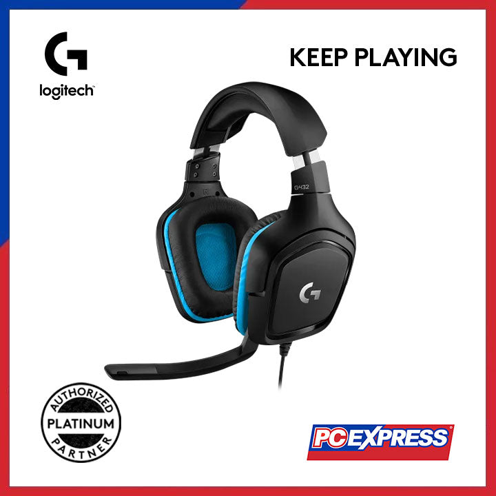 LOGITECH G431 with 7.1 Surround Sound Wired Gaming Headset - PC Express