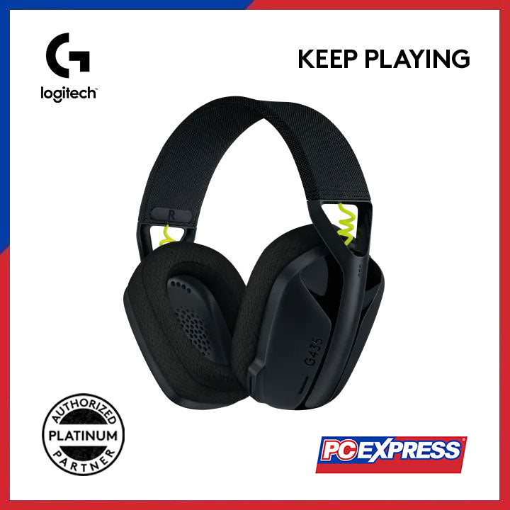 LOGITECH G435 LIGHTSPEED Wireless Gaming Headset (Black) - PC Express
