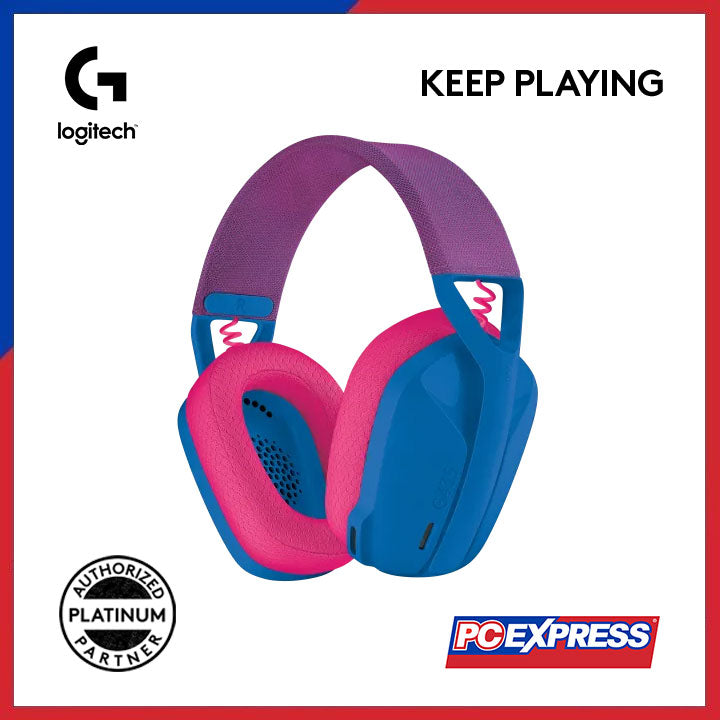 LOGITECH G435 LIGHTSPEED Wireless Gaming Headset (Blue) - PC Express