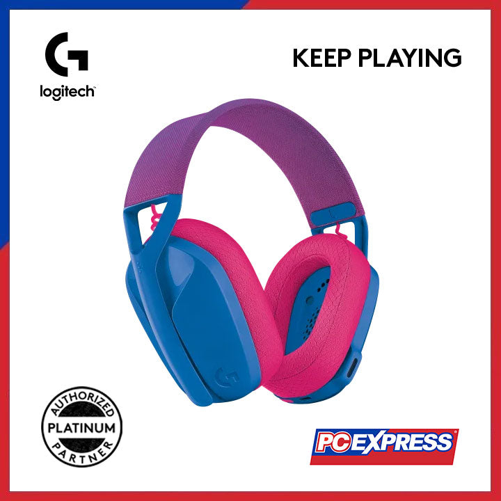 LOGITECH G435 LIGHTSPEED Wireless Gaming Headset (Blue) - PC Express