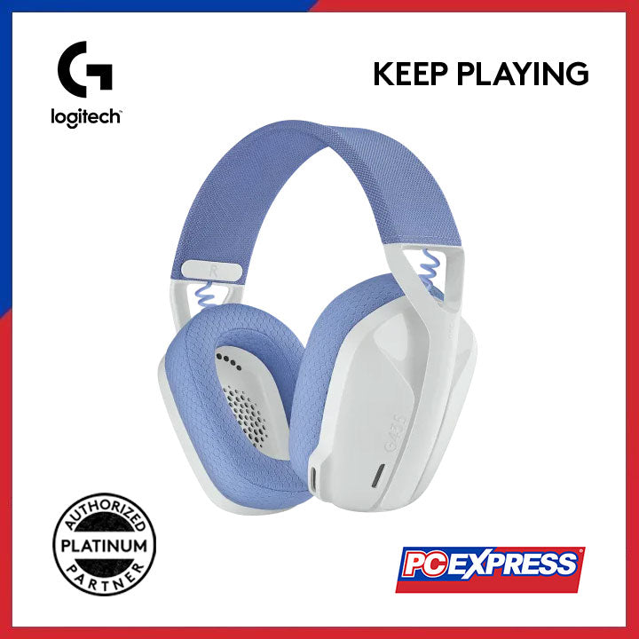 LOGITECH G435 LIGHTSPEED Wireless Gaming Headset (White) - PC Express