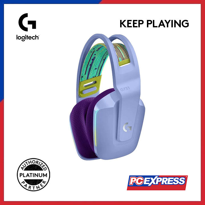 LOGITECH G733 Lightspeed RGB Wireless Gaming Headset (Lilac) - PC Express
