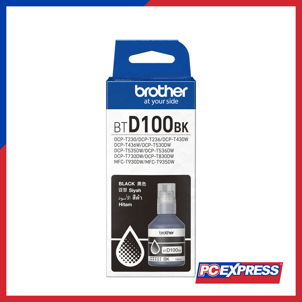 BROTHER BTD100BK Ink Bottle (Black) – PC Express