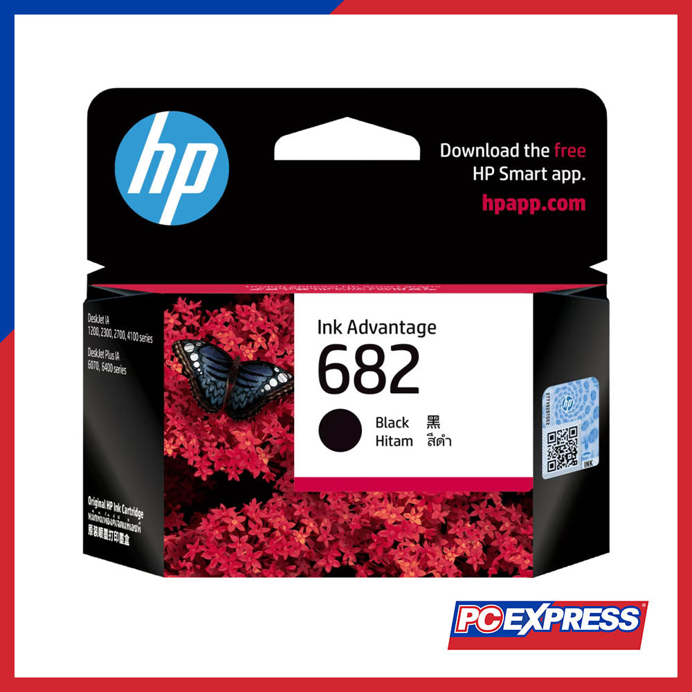 HP 682 Black Original Ink Advantage Cartridge - PC Express