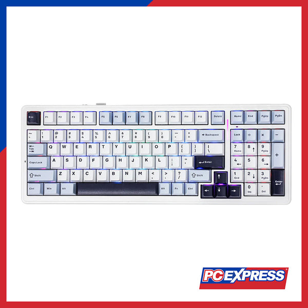 AULA F99 RGB Gaming Mechanical Keyboard - Blue/Purple