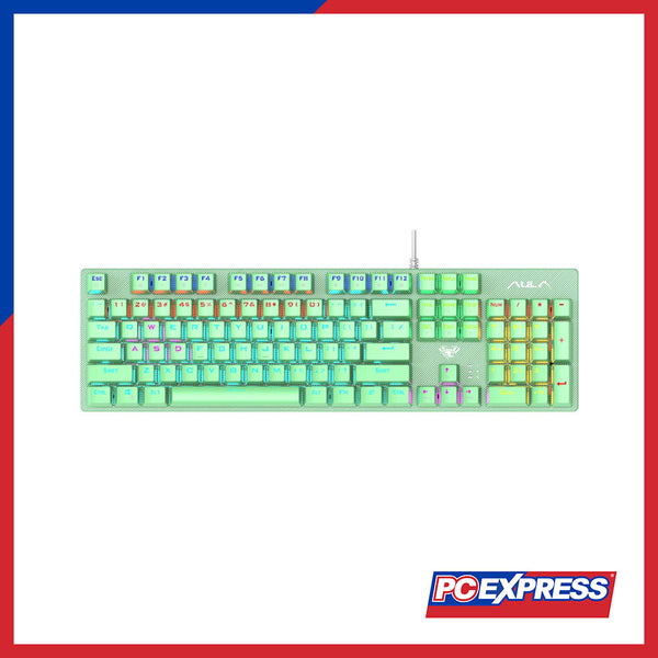 AULA S2022 Mechanical Gaming Keyboard - Green