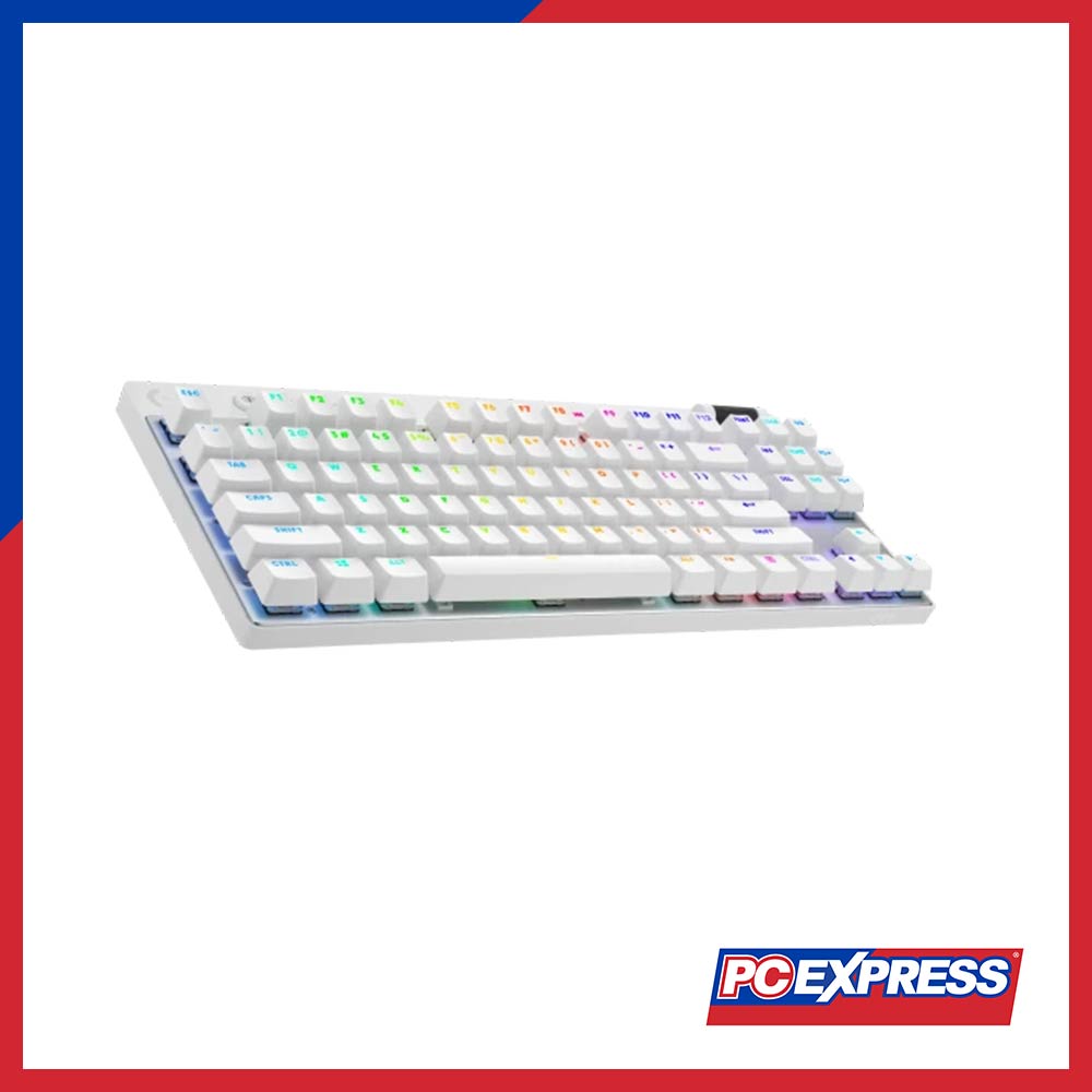 Logitech G PRO X TKL Wireless Gaming Keyboard (White) - PC Express