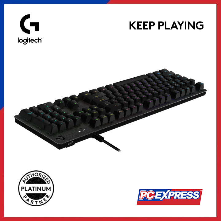 LOGITECH G512 Carbon RGB Mechanical GX Red Linear Gaming Keyboard - PC Express