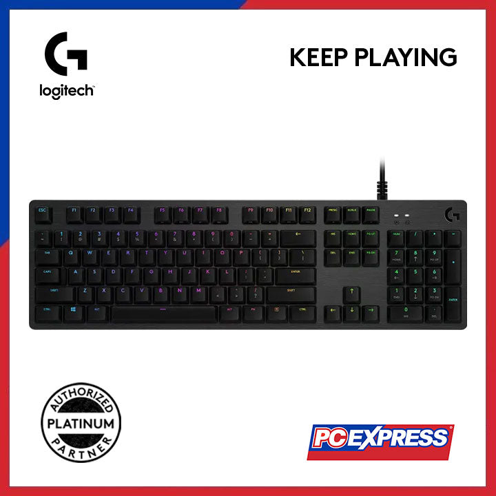 LOGITECH G512 Carbon RGB Mechanical GX Brown Tactile Gaming Keyboard - PC Express