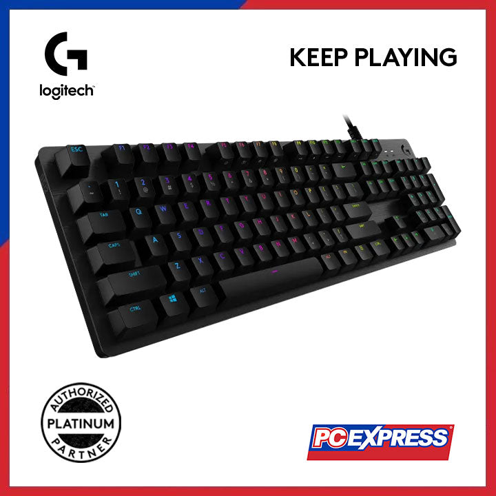 Logitech Keyboard Mechn LOGITECH G512 Carbon RGB Mechanical GX Brown Tactile Gaming Keyboard ...
